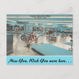 テキサス州、ワース・ヘルス・スタジオ、フォートワース ポストカード