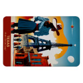 テキサス州：他の国の柔軟さみたいだ マグネット (横)