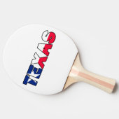テキサス州 卓球ラケット (横)