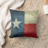 テキサス州-単独星の州 クッション (ブランケット)