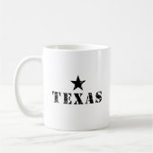 テキサス州、単独星の州 コーヒーマグカップ (左)