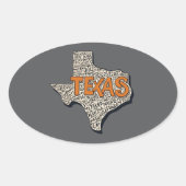 テキサス州 楕円形シール (正面)