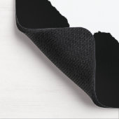 テキサス州(白と黒) マウスパッド (コーナー)