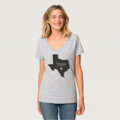 テキサス州-私の家の土地-ワイシャツ Tシャツ (正面フル)