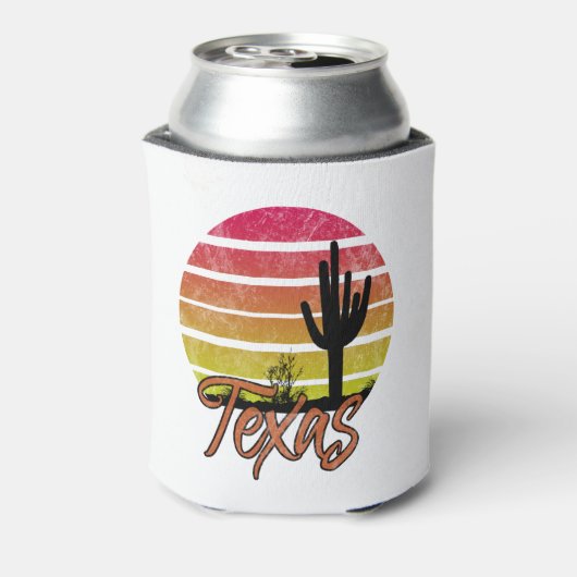 テキサス州 缶クーラー (缶裏面)