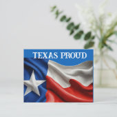テキサス州 誇りを持った ポストカード (スタンド正面)