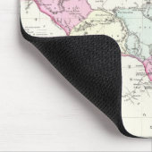 テキサス州(1855年)のヴィンテージの地図 マウスパッド (コーナー)