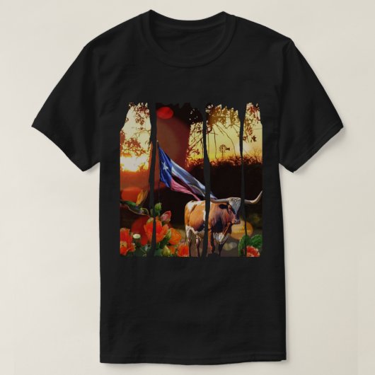テキサス州 Tシャツ (デザイン正面)