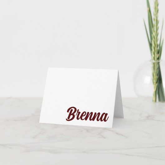 テキサス州A&MアギスGIG 'em!カーパーソナライズされたド サンキューカード (正面)