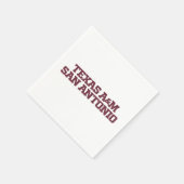 テキサス州A&Mサンアントニオ スタンダードカクテルナプキン (角)