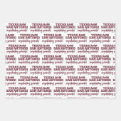 テキサス州A&Mサンアントニオ ラッピングペーパーシート (正面3)