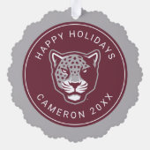 テキサス州A&M大学 – サンアントニオ |ジャガー オーナメントカード (裏面)