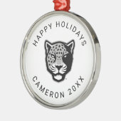 テキサス州A&M大学 – サンアントニオ |ジャガー メタルオーナメント (左)