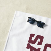 テキサス州A&M大学 – サンアントニオ ビーチタオル (インサイチュ)