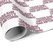 テキサス州A&M大学 – サンアントニオ ラッピングペーパー (ロールコーナー)