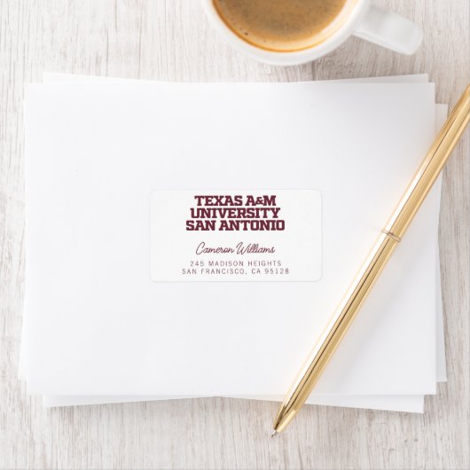 テキサス州A&M大学 – サンアントニオ ラベル (インサイチュ)