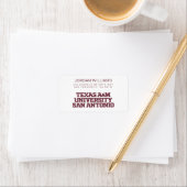 テキサス州A&M大学 – サンアントニオ ラベル (インサイチュ)