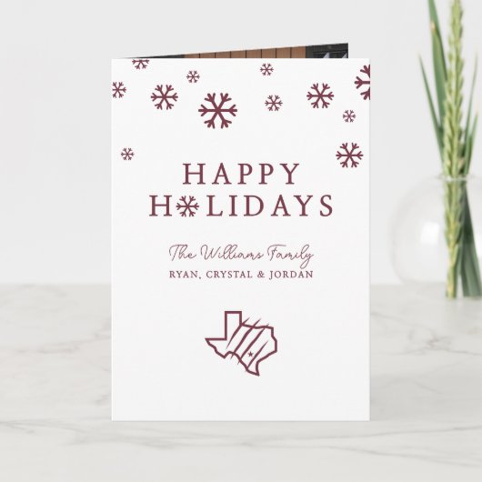 テキサス州A&M大学 – サンアントニオ |州ロゴ シーズンカード (正面)