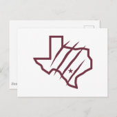 テキサス州A&M大学 – サンアントニオ |州ロゴ ポストカード (正面/裏面)