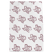 テキサス州A&M大学 – サンアントニオ |州ロゴ ミディアムペーパーバッグ (正面)