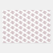 テキサス州A&M大学 – サンアントニオ |州ロゴ ラッピングペーパーシート (正面3)