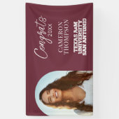 テキサス州A&M大学 – サンアントニオ 横断幕 (縦)