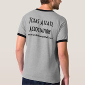 テキサス州Atlatl連合の役人のTシャツ Tシャツ (裏面)