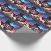 テキサス州BBQパーティー3 ラッピングペーパー (角)