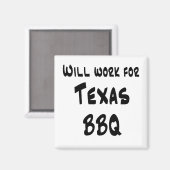 テキサス州BBQ マグネット (正面/裏面)