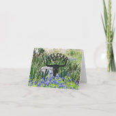 テキサス州Bluebonnetの歓迎 カード (正面)