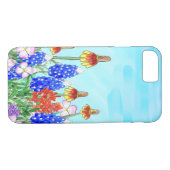 テキサス州bluebonnetの野生の花の花のiPhoneの場合 Case-Mate iPhoneケース (裏面(横))