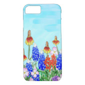 テキサス州bluebonnetの野生の花の花のiPhoneの場合 Case-Mate iPhoneケース (裏面)