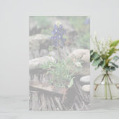テキサス州Bluebonnet 便箋 (スタンド正面)