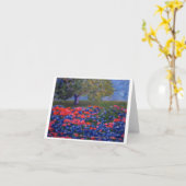 テキサス州Bluebonnetsカード カード (黄色い花)