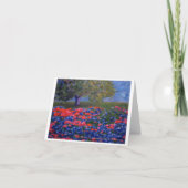 テキサス州Bluebonnetsカード カード (正面)