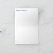 テキサス州Bluebonnets カード (内部)