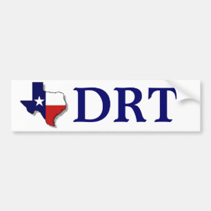 テキサス州DRT -海軍 バンパーステッカー