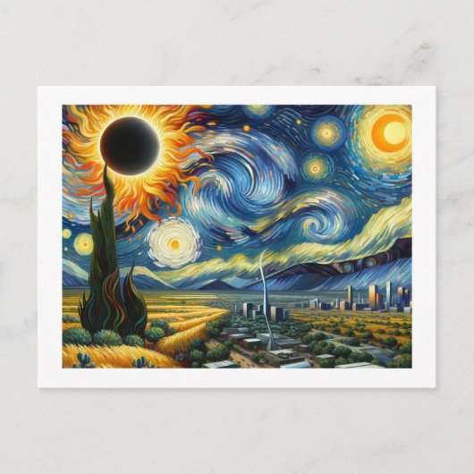 テキサス州Eclipseはがき ポストカード (正面)