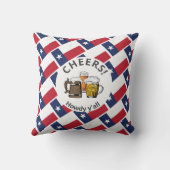 テキサス州FLAGテシャン3応援漫画ビール クッション (裏面)