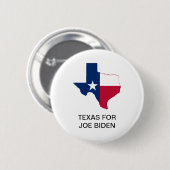 テキサス州for Joeバイデン氏2020ボタ大統領のン 缶バッジ (正面&裏面)