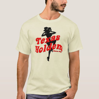 テキサス州Holdemのピンナップの女の子 Tシャツ