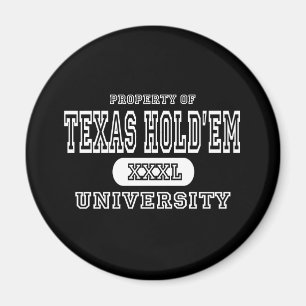 テキサス州Holdem大学暗闇 マグネット