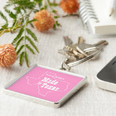 テキサス州Keychainでなされるピンク キーホルダー (側面)