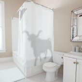 テキサス州Longhornシャドウシルエットシャドウバディ シャワーカーテン (インサイチュ)