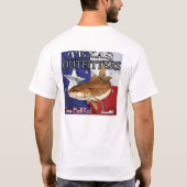 テキサス州Outfitersテキサス州Bullの赤 Tシャツ (裏面)