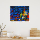 テキサス州Pondscapeポスター ポスター (キッチン)