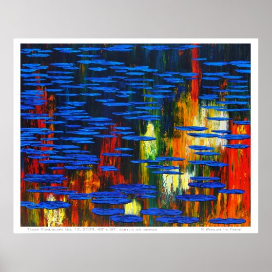 テキサス州Pondscapeポスター ポスター (正面)