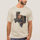 テキサス州Shape Tシャツの写真州 Tシャツ (正面)