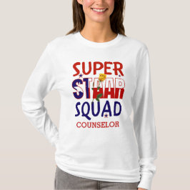 テキサス州STAAR試験日スクワッド カウンセラー Tシャツ