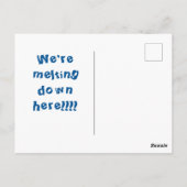 テキサス州Tシャツの熱の深い ポストカード (裏面)